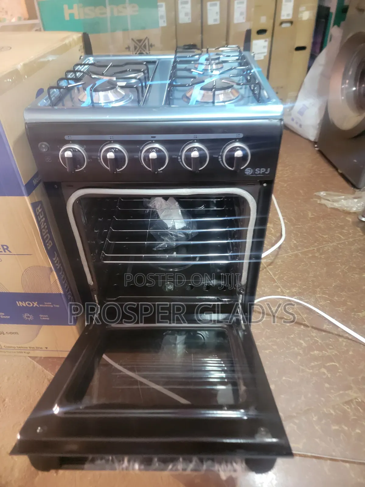 SPJ Standing Cooker 3 Gas and 1 Electric