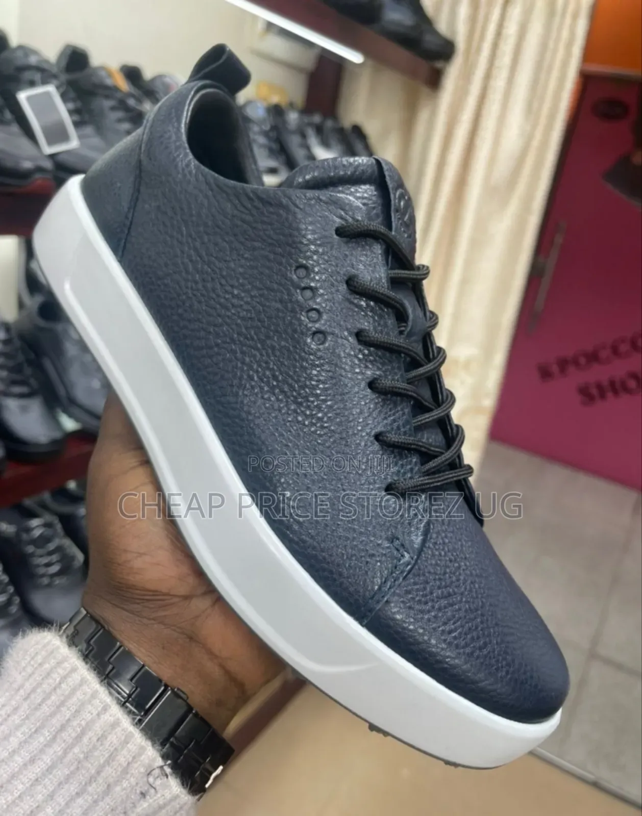 Black and Gary Sale Ecco Ecco Soft 8 Men's Fashion Sneaker