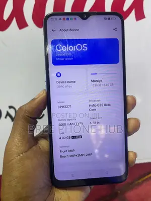 Oppo A16 64 GB Blue