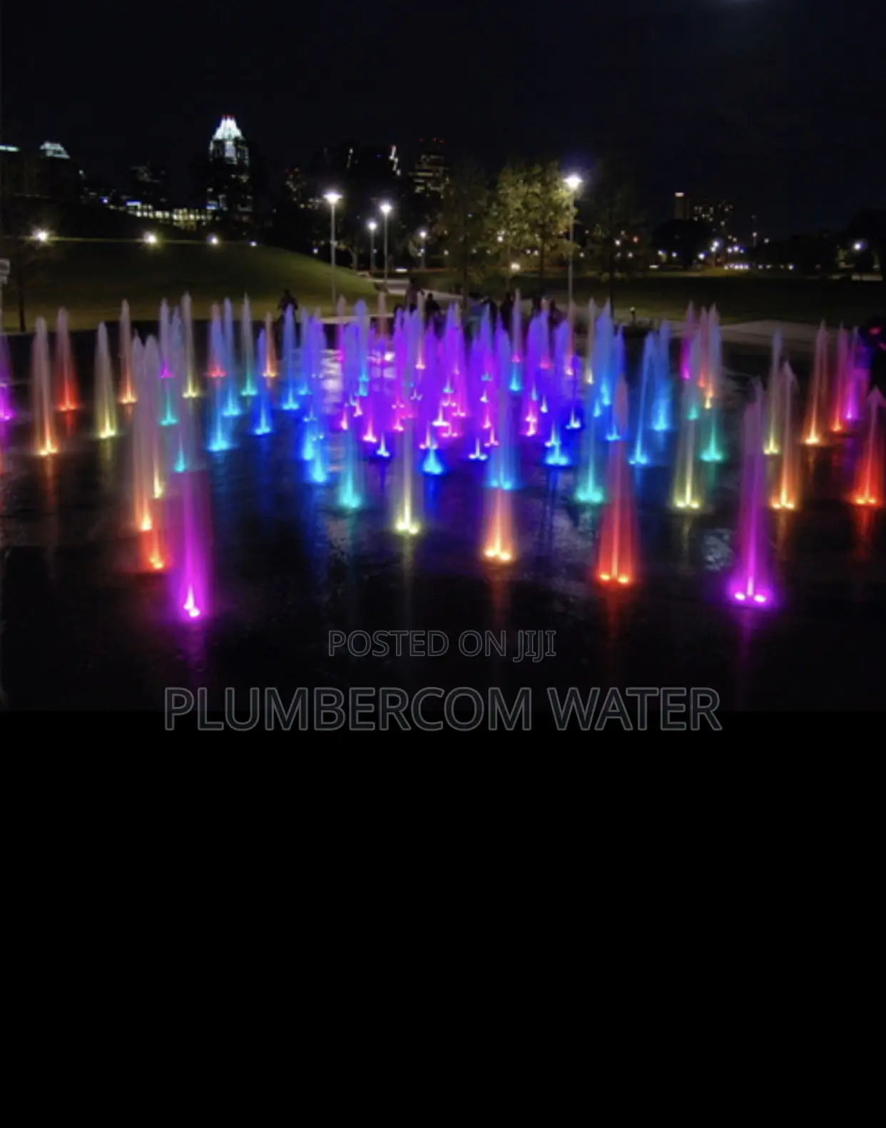 Dry Deck Water Fountain