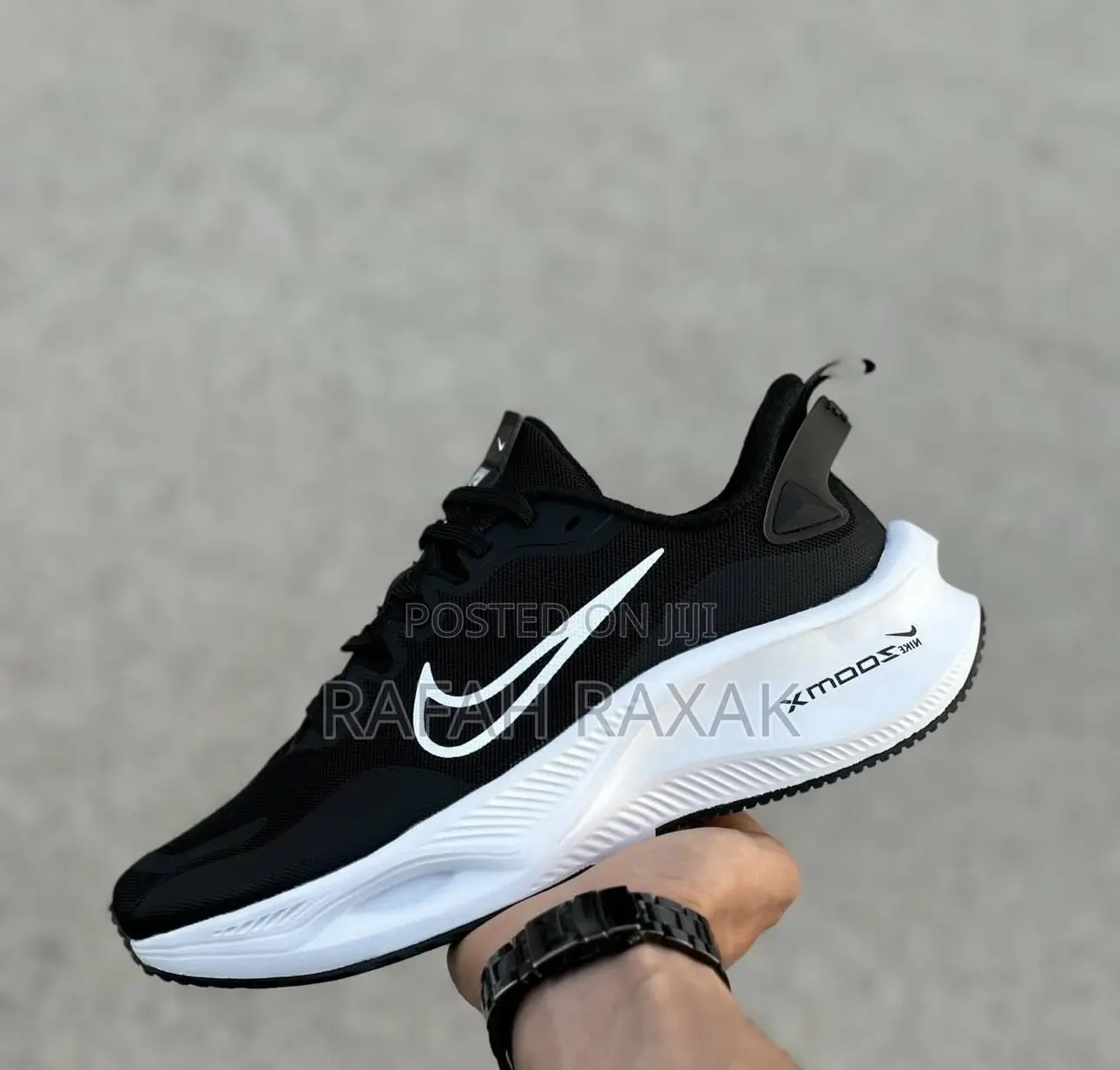 New Unisex Black/White Nike Zoom X Trainer Sneakers