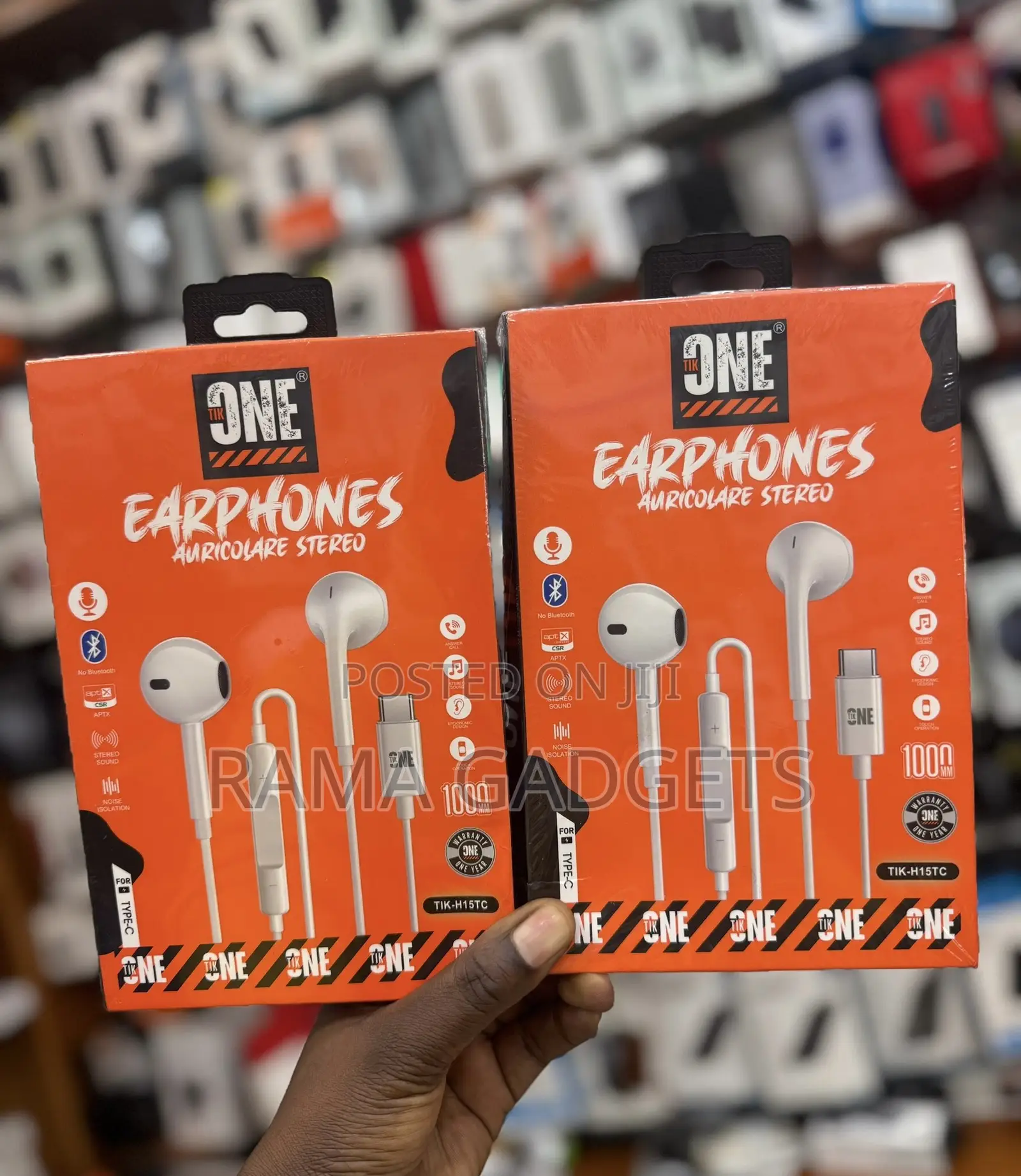 One" Brand Earphones,Tik-H15tc.