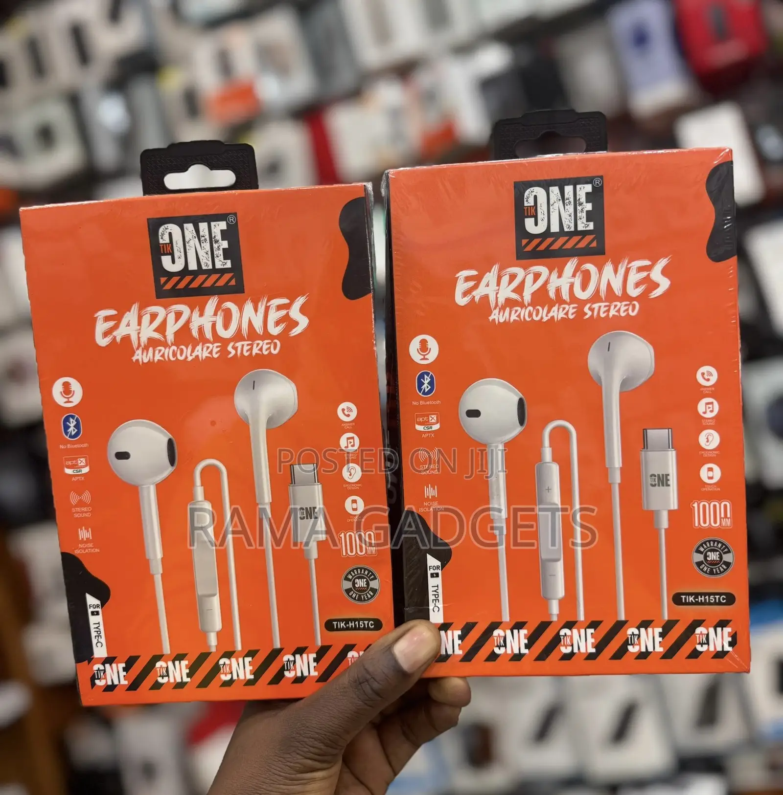 One" Brand Earphones,Tik-H15tc.