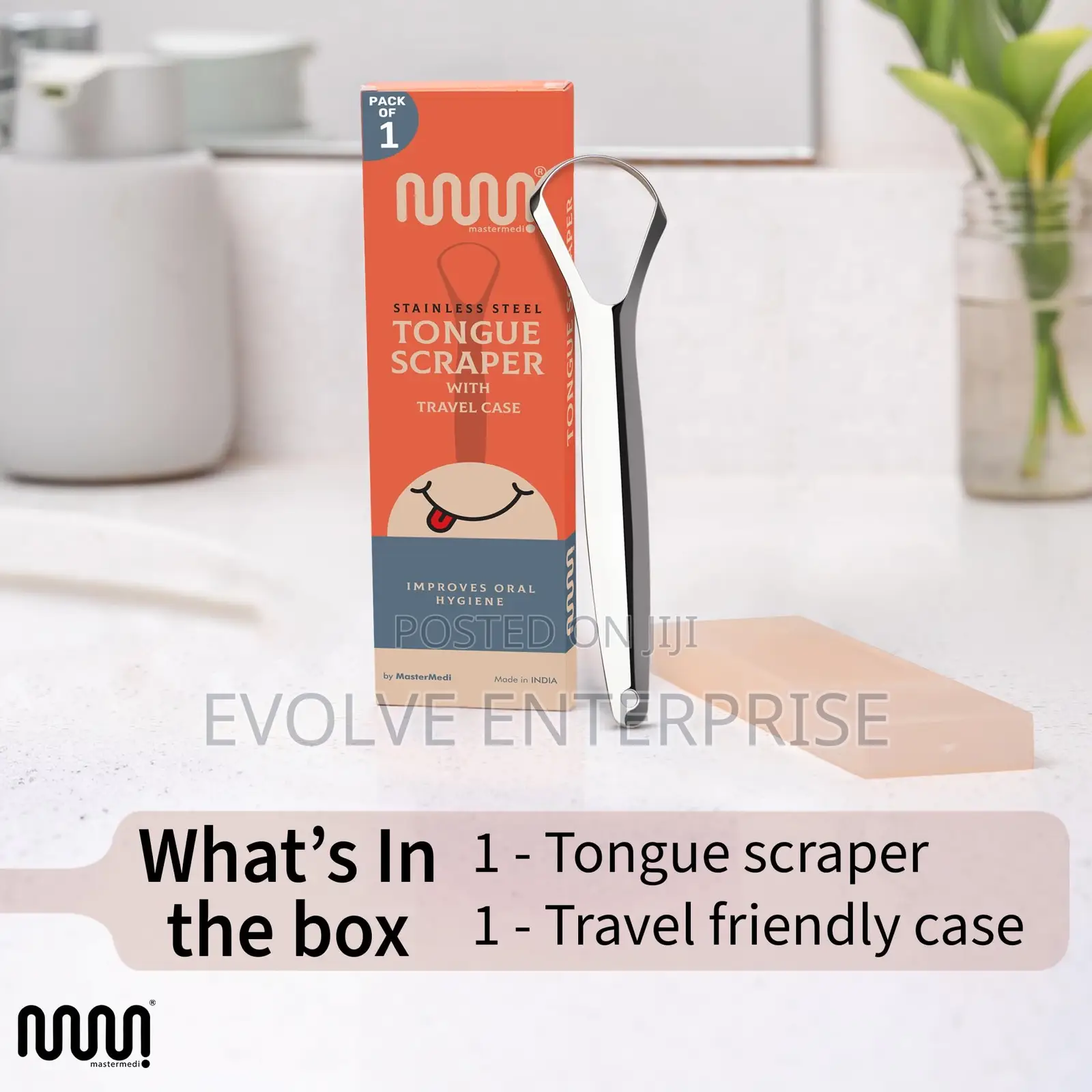 Stainless Steel Tongue Scraper