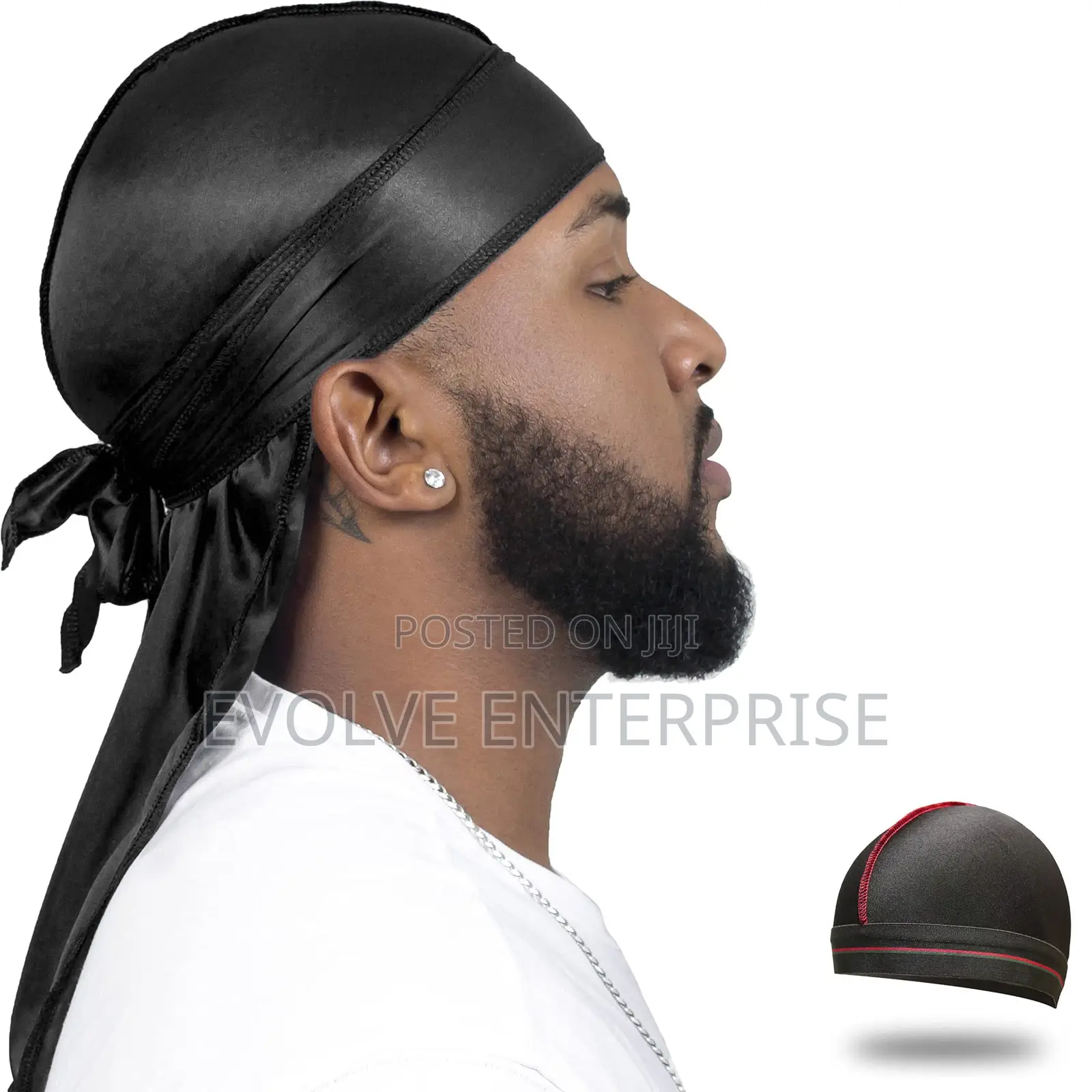 Unisex Silky Durags Bandanas Turban Hat