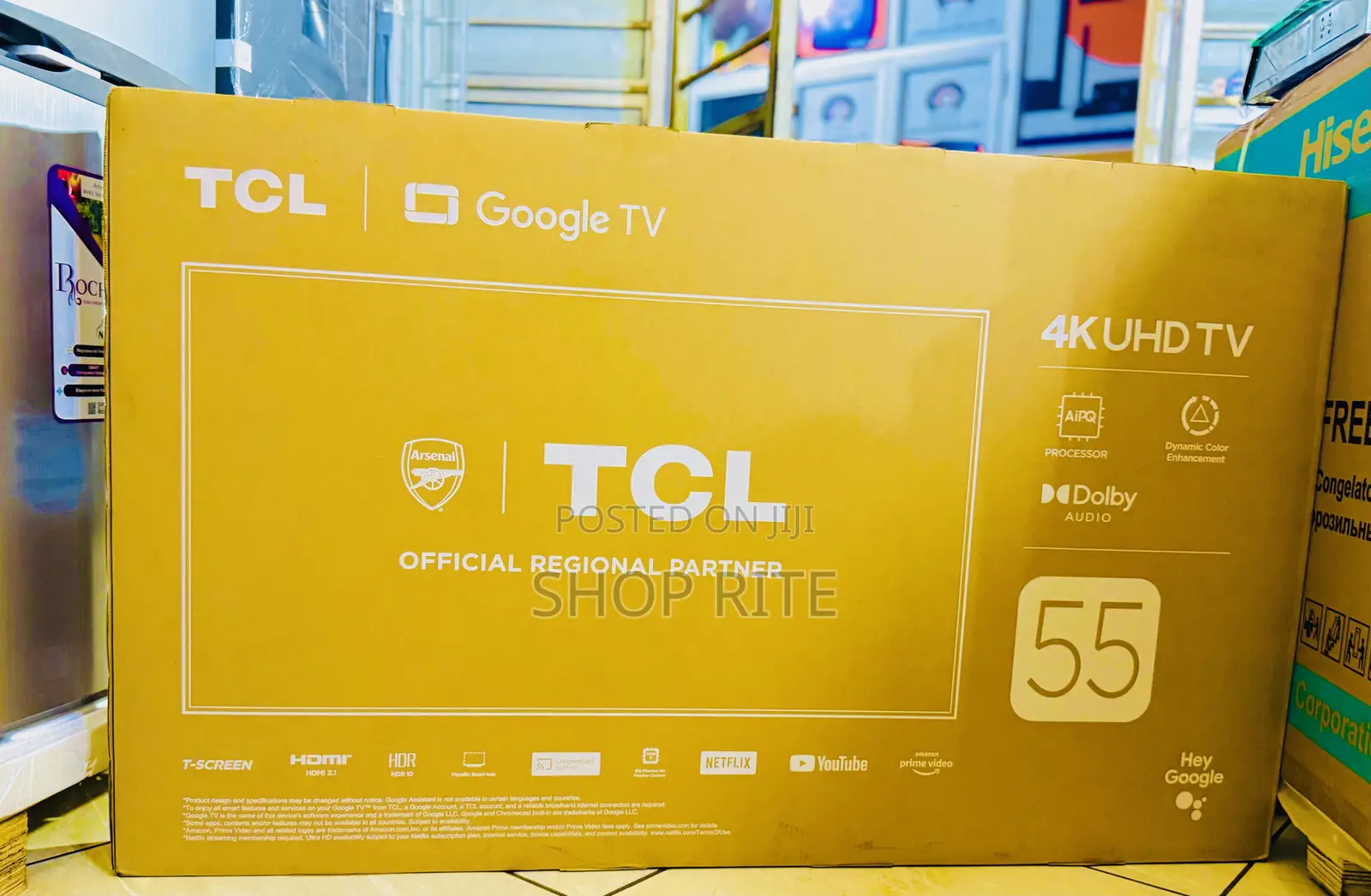 Brand New TCL 55inches Advanced TVS