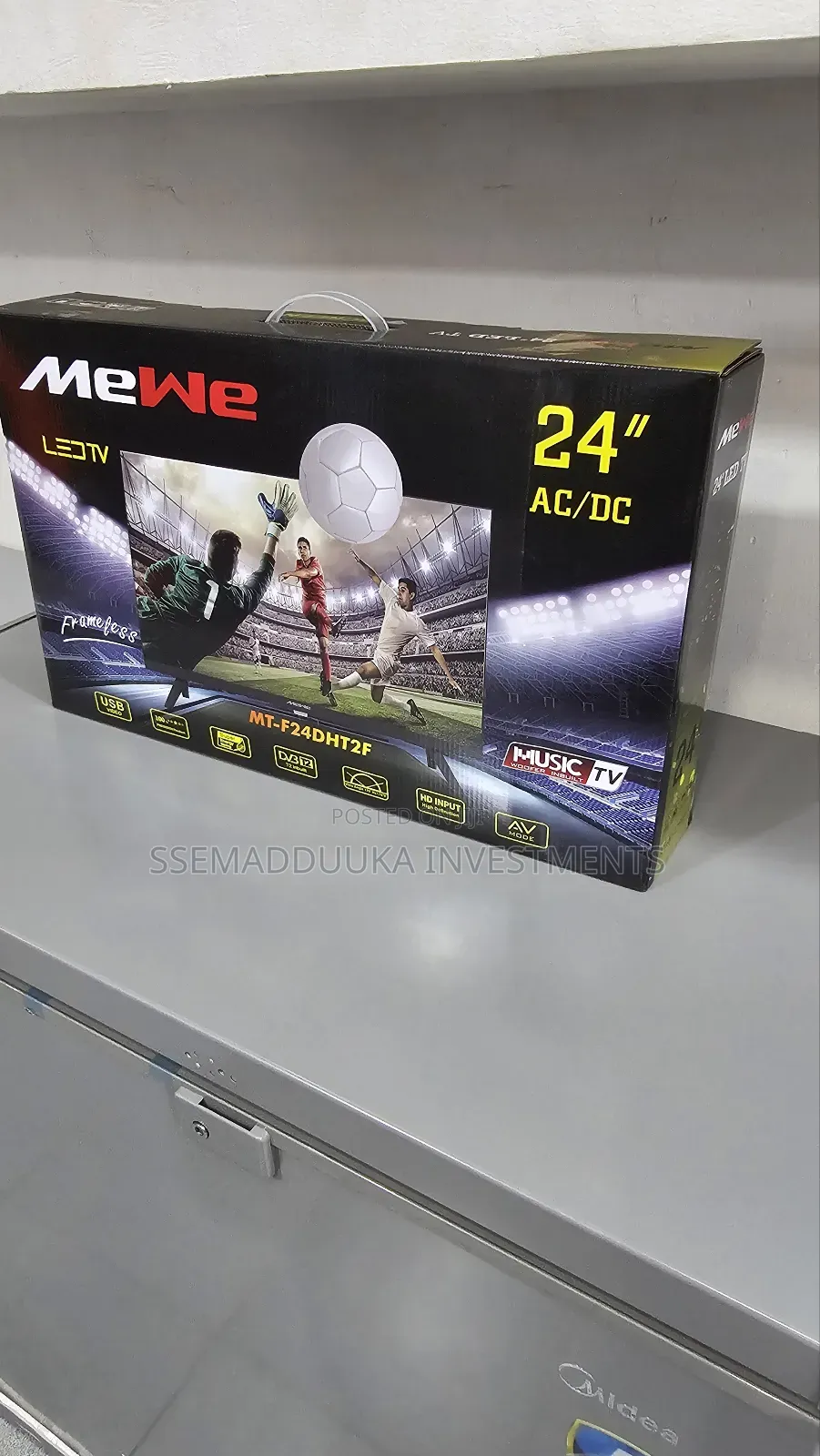 Mewe 24 Inches Frameless Digital Tv