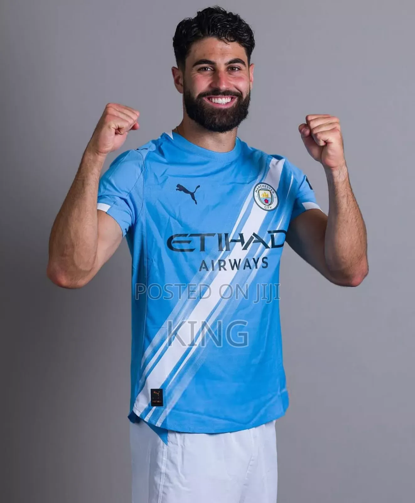 Excel Man City Kit Shirt. 25/26 Home