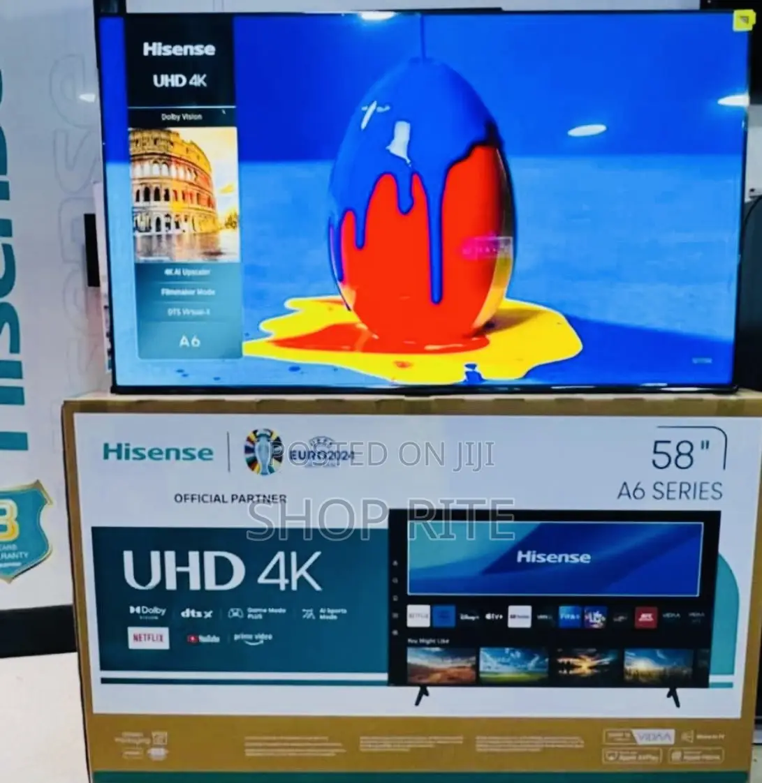 Hisense 58 Inches Smart Uhd
