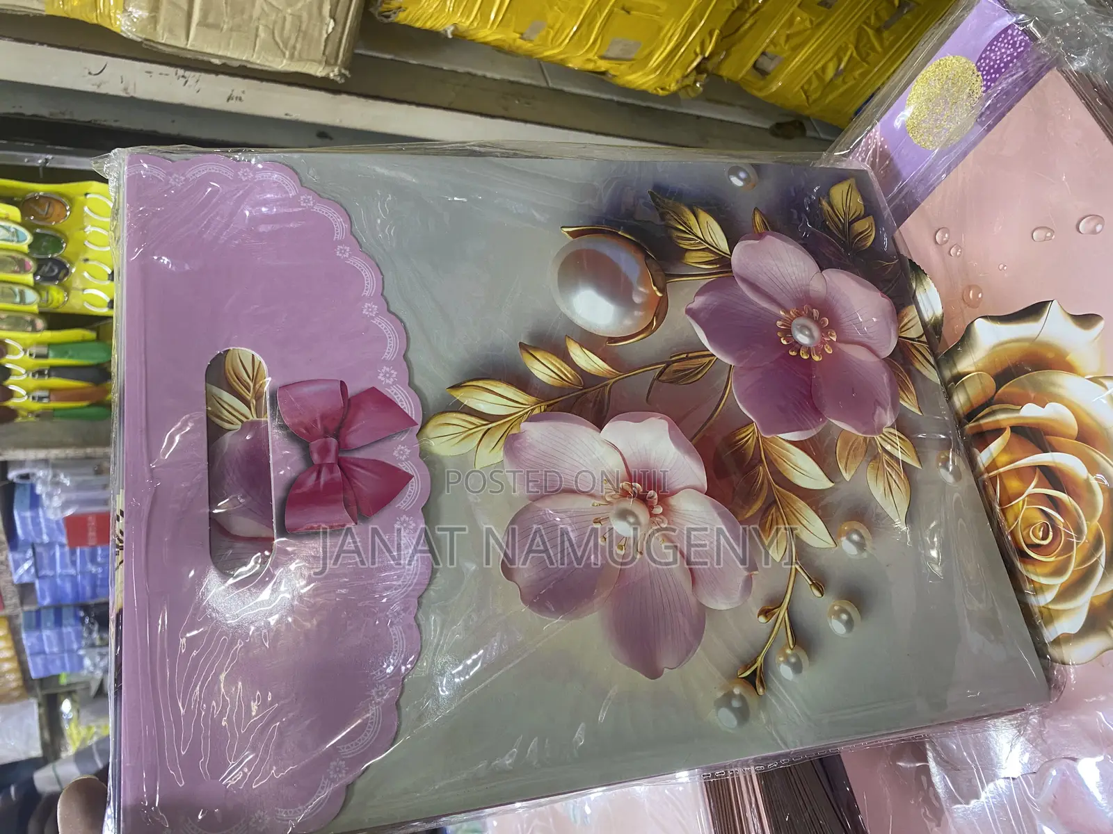 A Dozen of Pink Floral Gift Packaging Bags