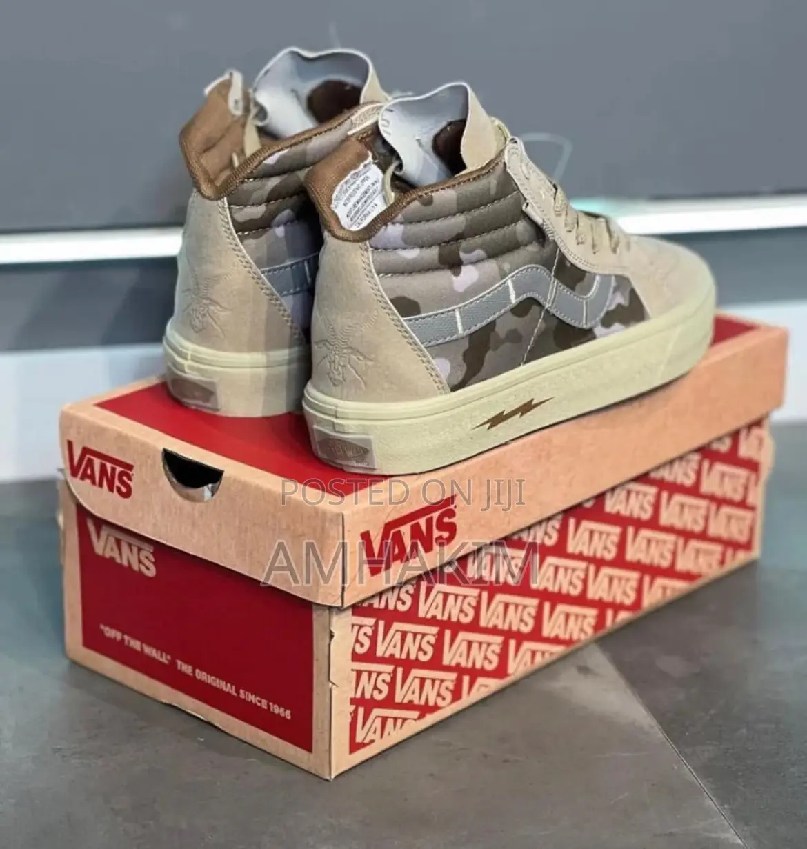 Men's Genuine Vans Off the Wall Hi Top Sk8 Hi in Stock