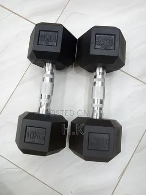 10kg Hexagonal Dumbbell