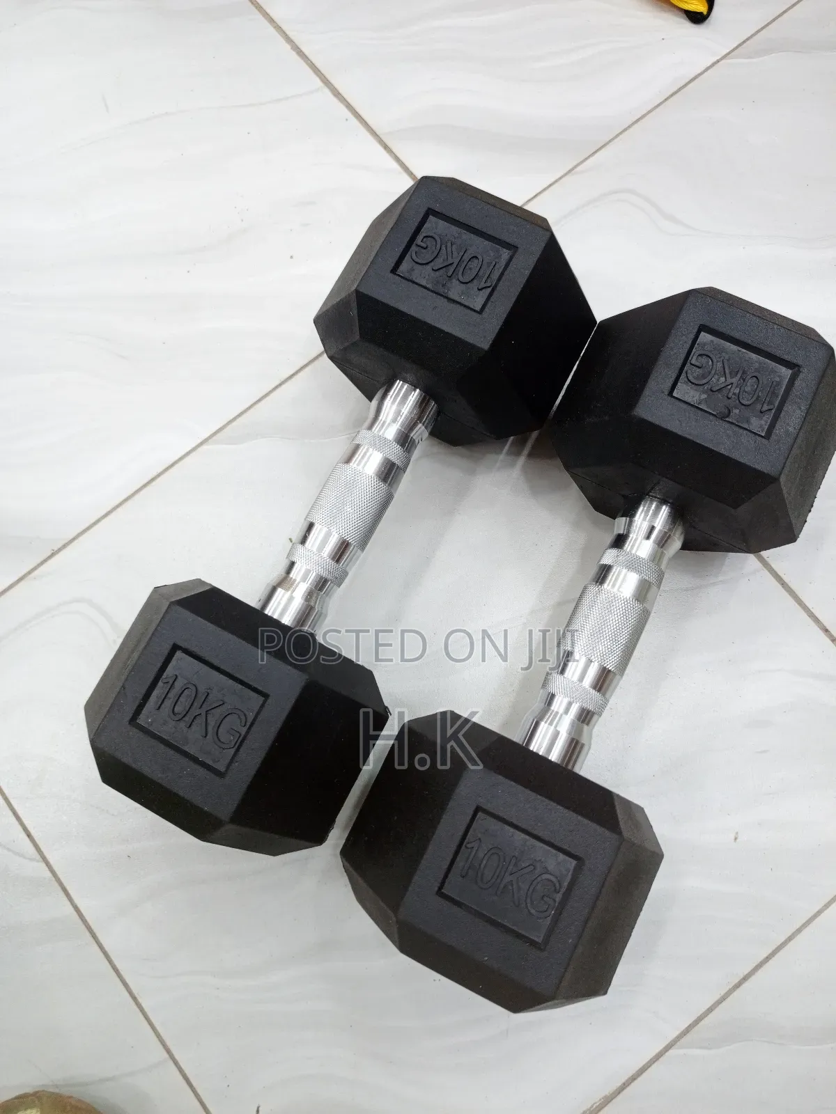 10kg Hexagonal Dumbbell