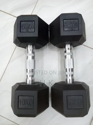 10kg Hexagonal Dumbbell