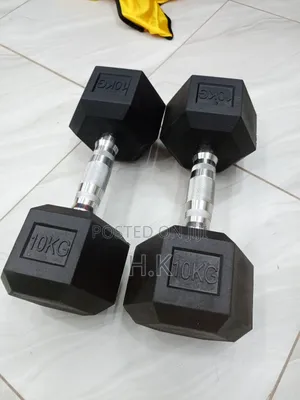 10kg Hexagonal Dumbbell