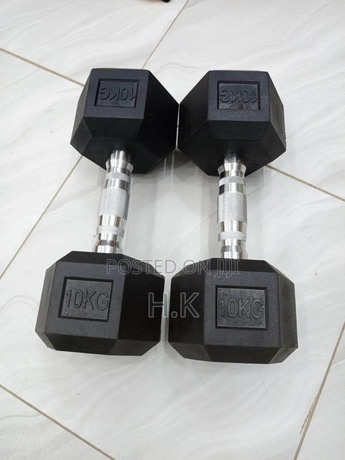 10kg Hexagonal Dumbbell