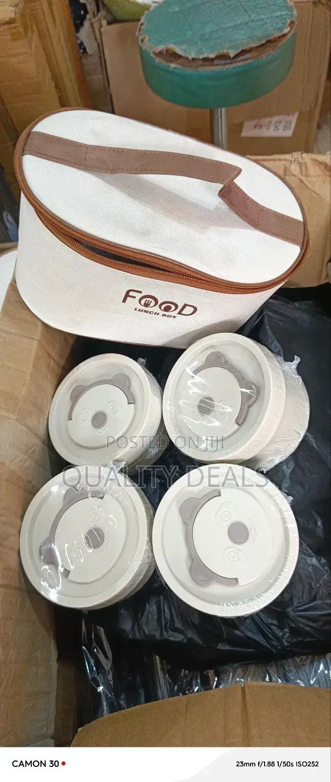 4pcs Insulated Thermal Lunch Box