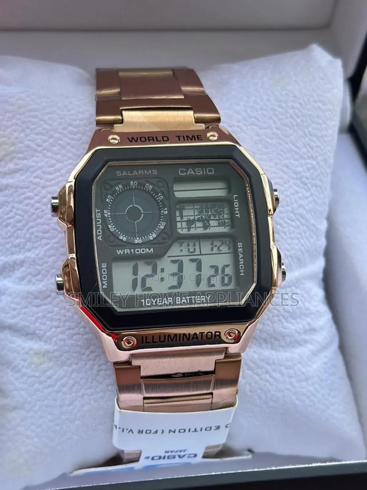 Casio Unisex Classy Analog Wrist Time Piece Metal Strapped