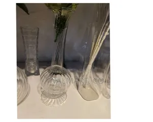 Clear Glass Flower Vase
