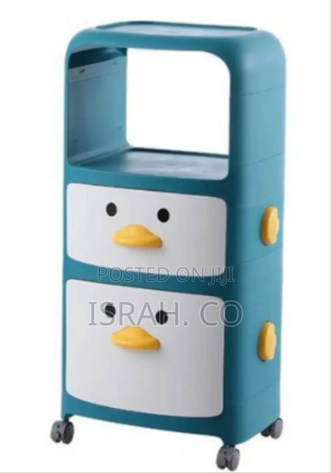 2 Layers Cartoon Kids Storage Cabinet