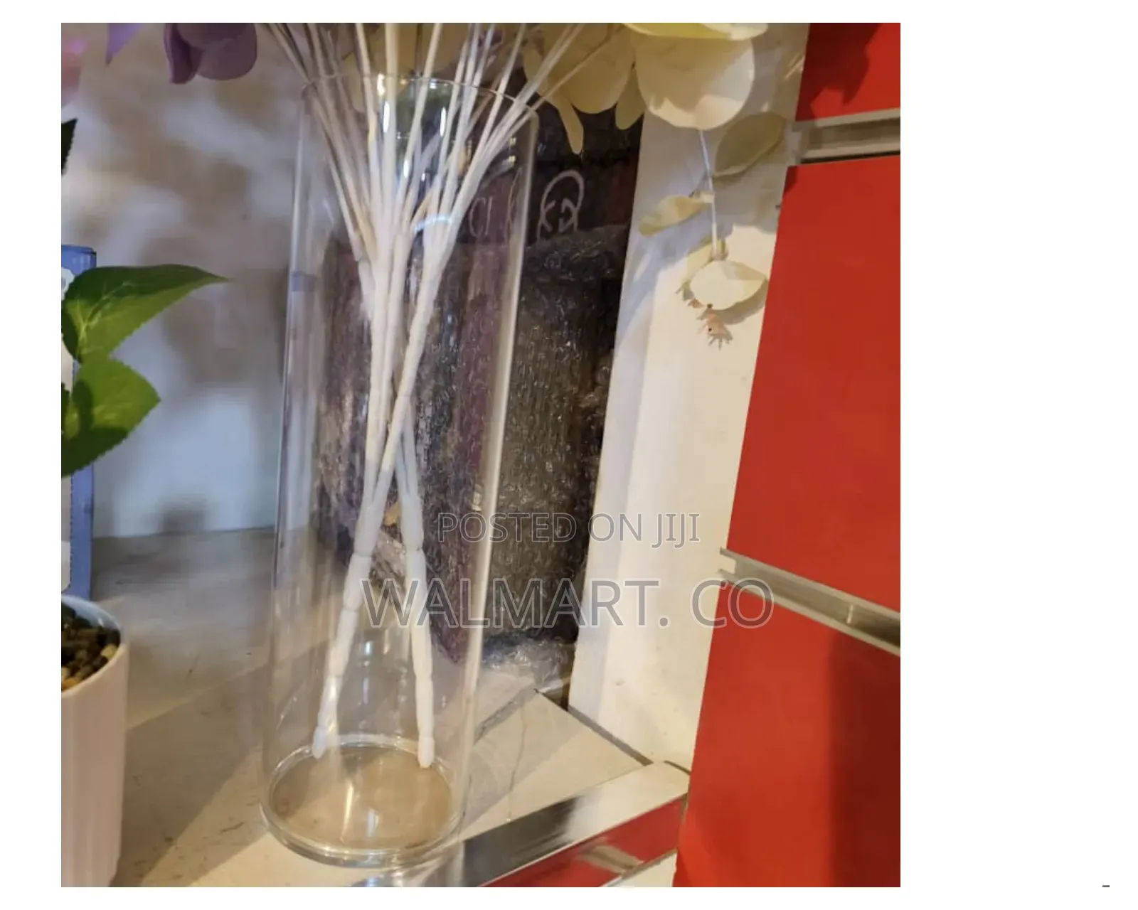 Long Glass Flower Vase