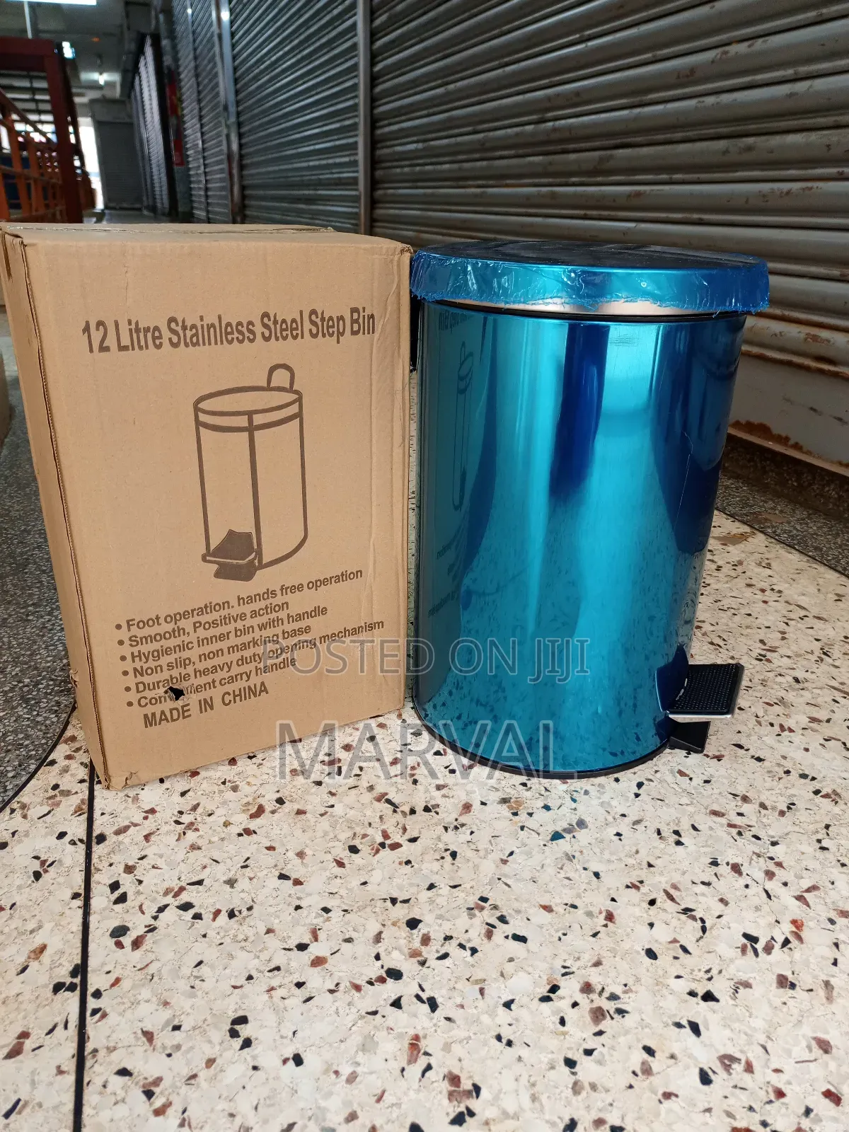 12lit Stainless Steel Step Bin ( Dust Bin)