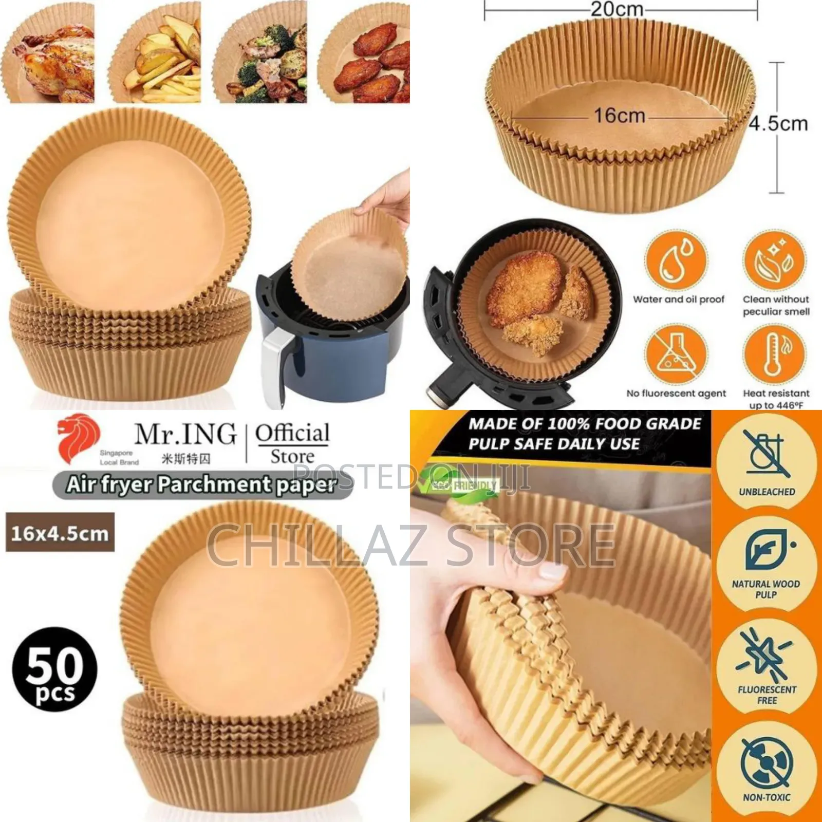Air Fryer Parchment Papers.