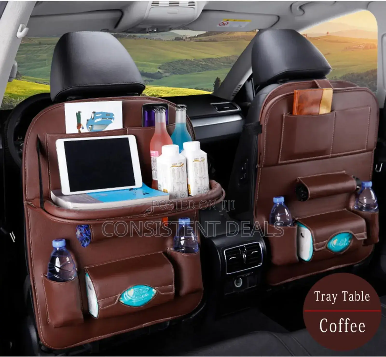 1 Pair Car Back Seat Organizer