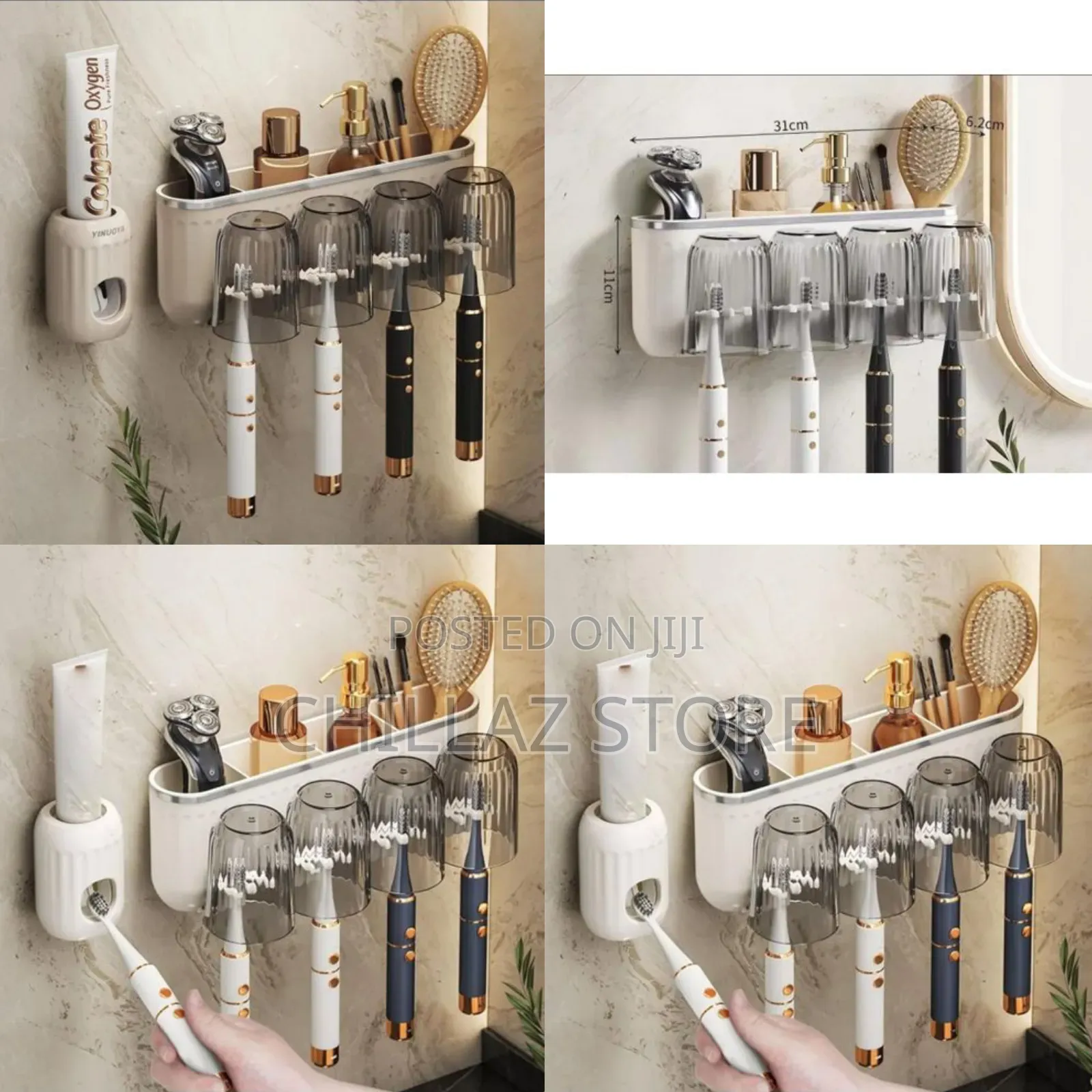 Wall Mounted Toothbrush Holders.