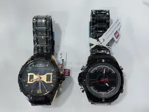 Naviforce Watches - Gold and Black Strips