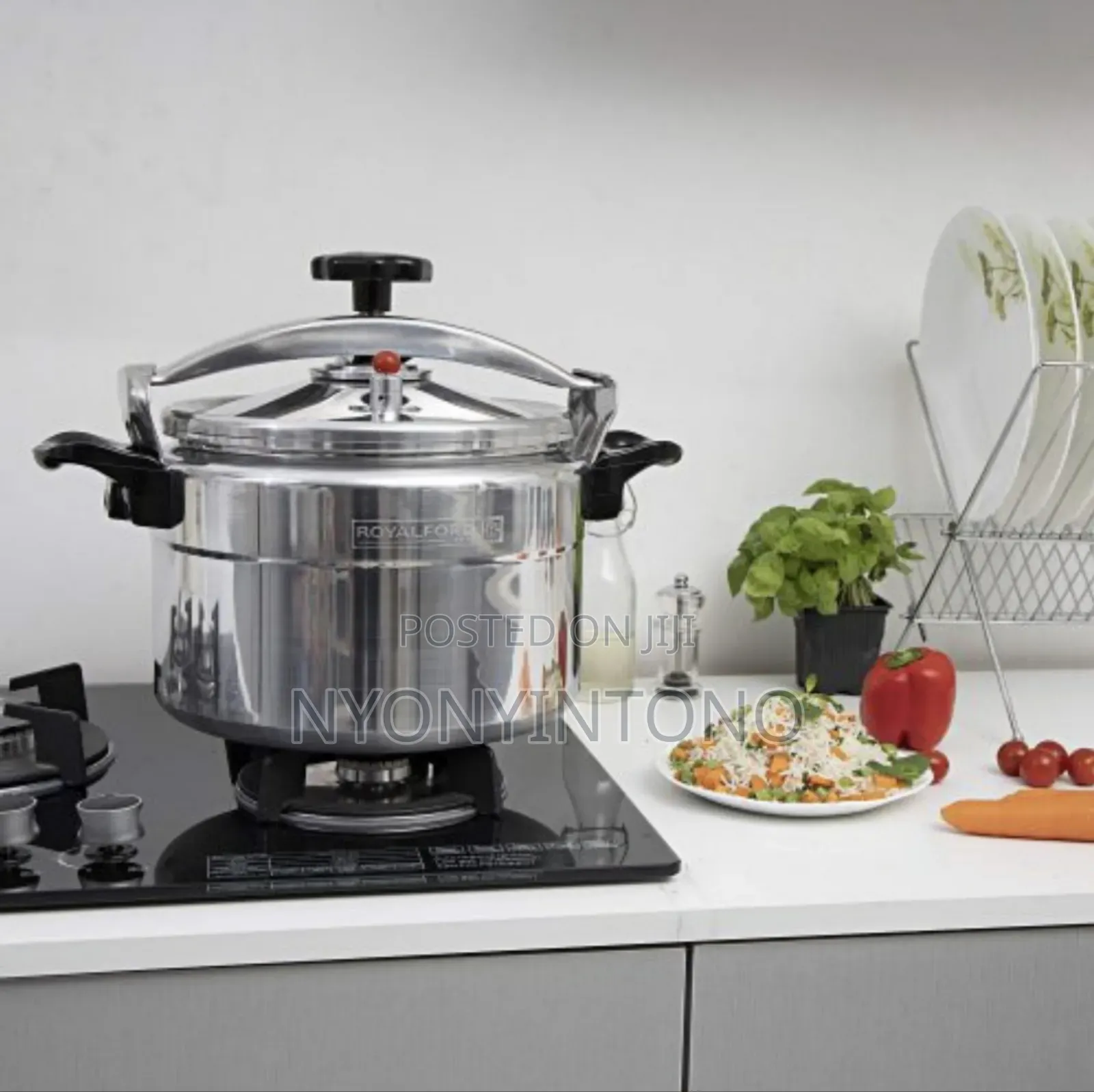 Royal Ford 11liters Stainless Steel Pressure Cooker, Very Safe Rf-355