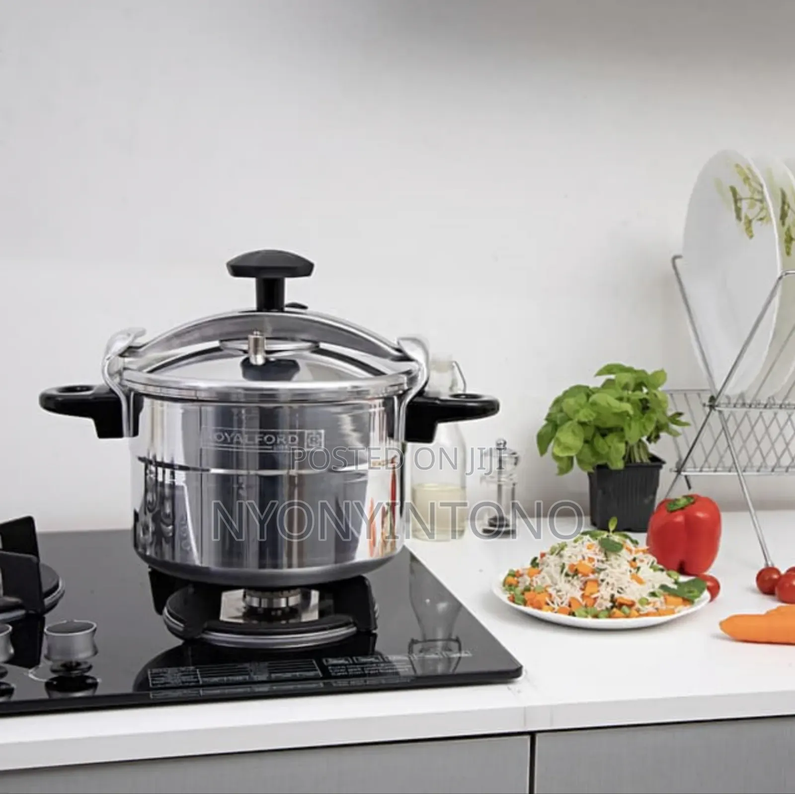 Royal Ford 11liters Stainless Steel Pressure Cooker, Very Safe Rf-355