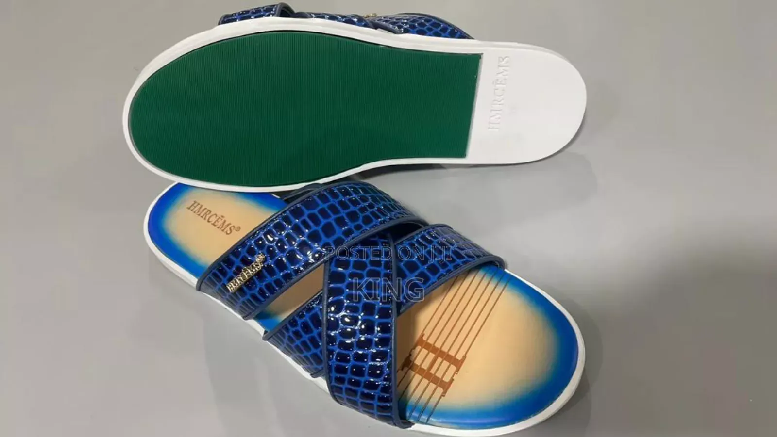 Top-Grain Men Sandals Leather
