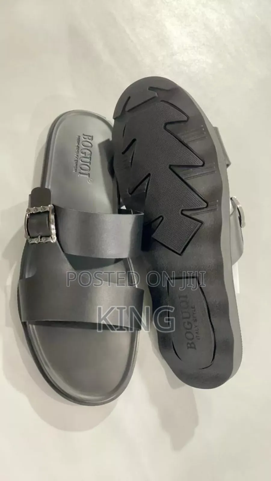 Soft-Insole Men Sandals Leather