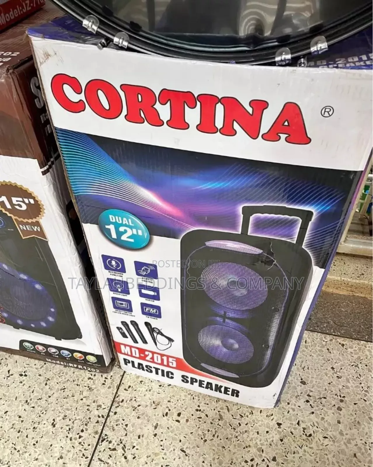 Cortina Dual Rechargeable Amplified Public Address Speaker