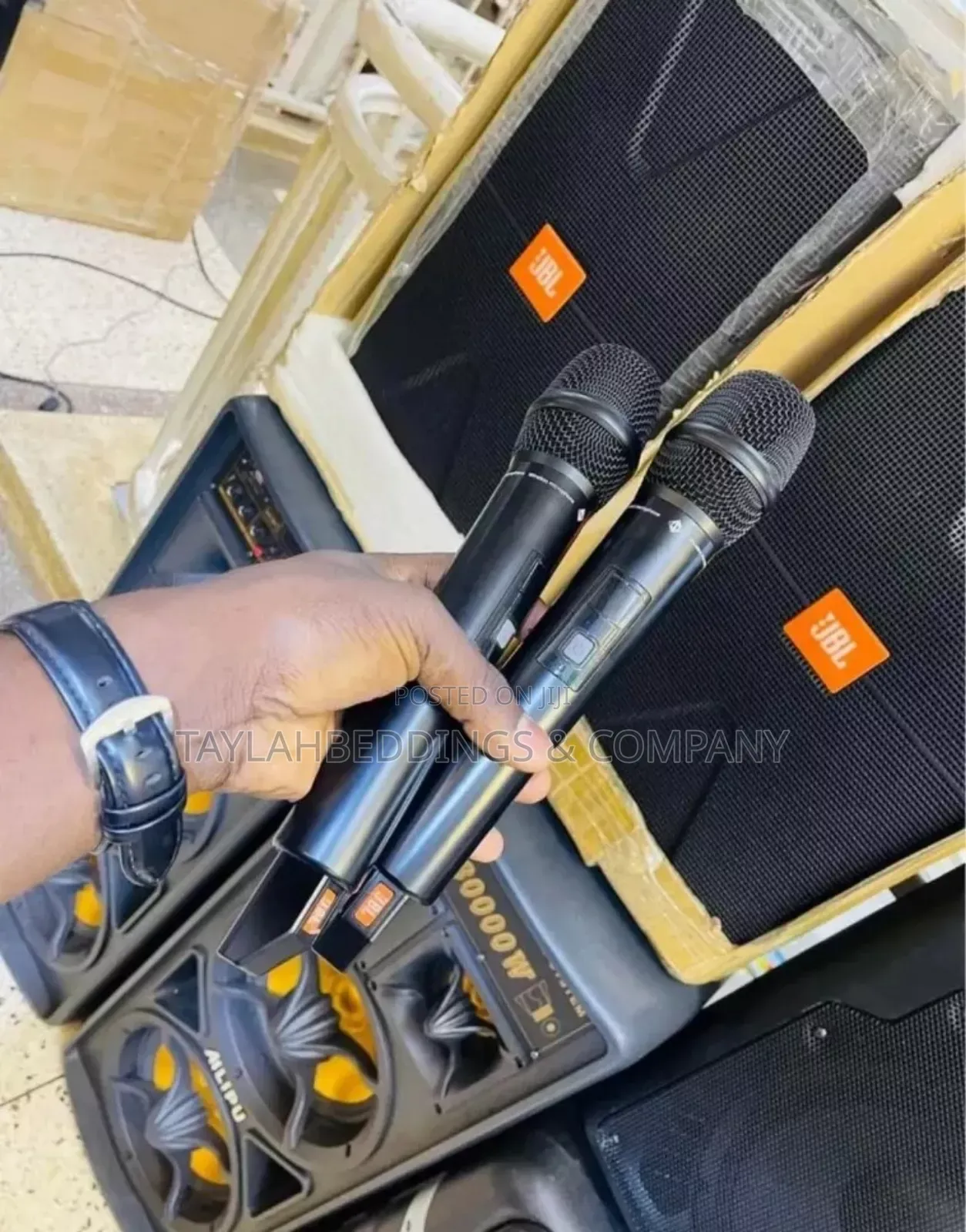 JBL the Wireless Master Piece Two Microphone System