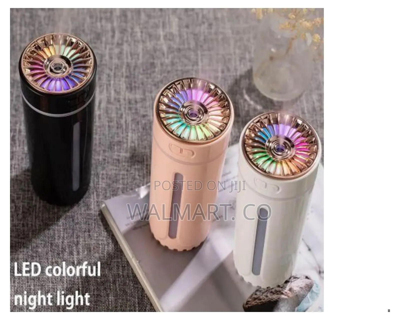 Cordless Humidifier With Led Night Light