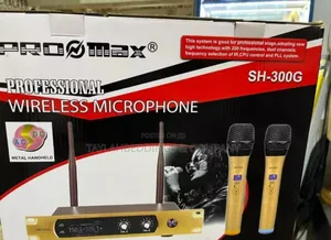 Pro Max Professional Wireless Microphone-Gold
