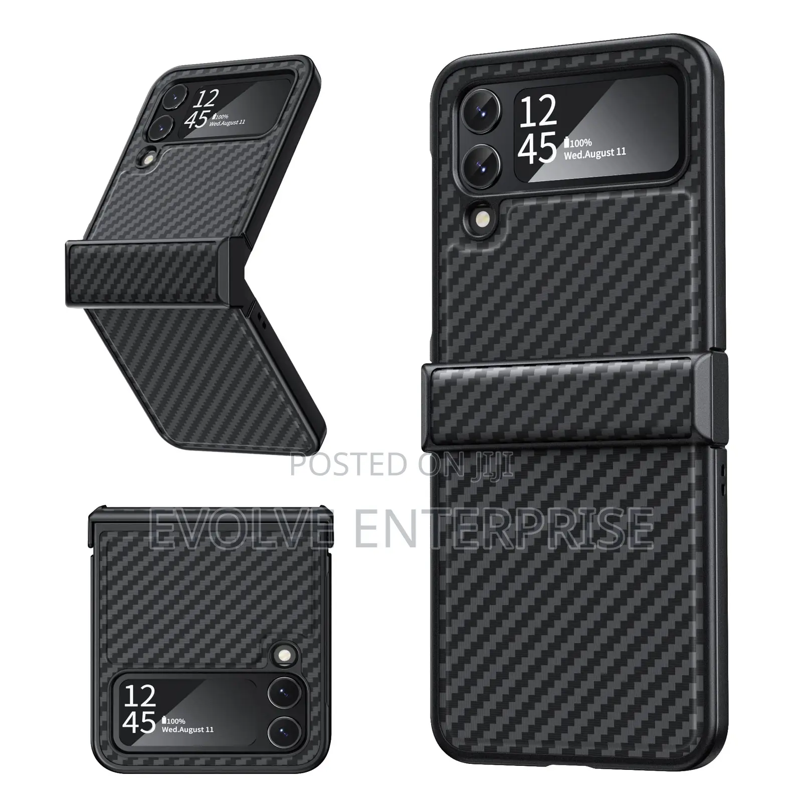 The Carbon Fibre Pc Phone Case for Samsung Galaxy Z Flip 3