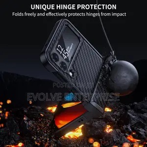 The Carbon Fibre Pc Phone Case for Samsung Galaxy Z Flip 3
