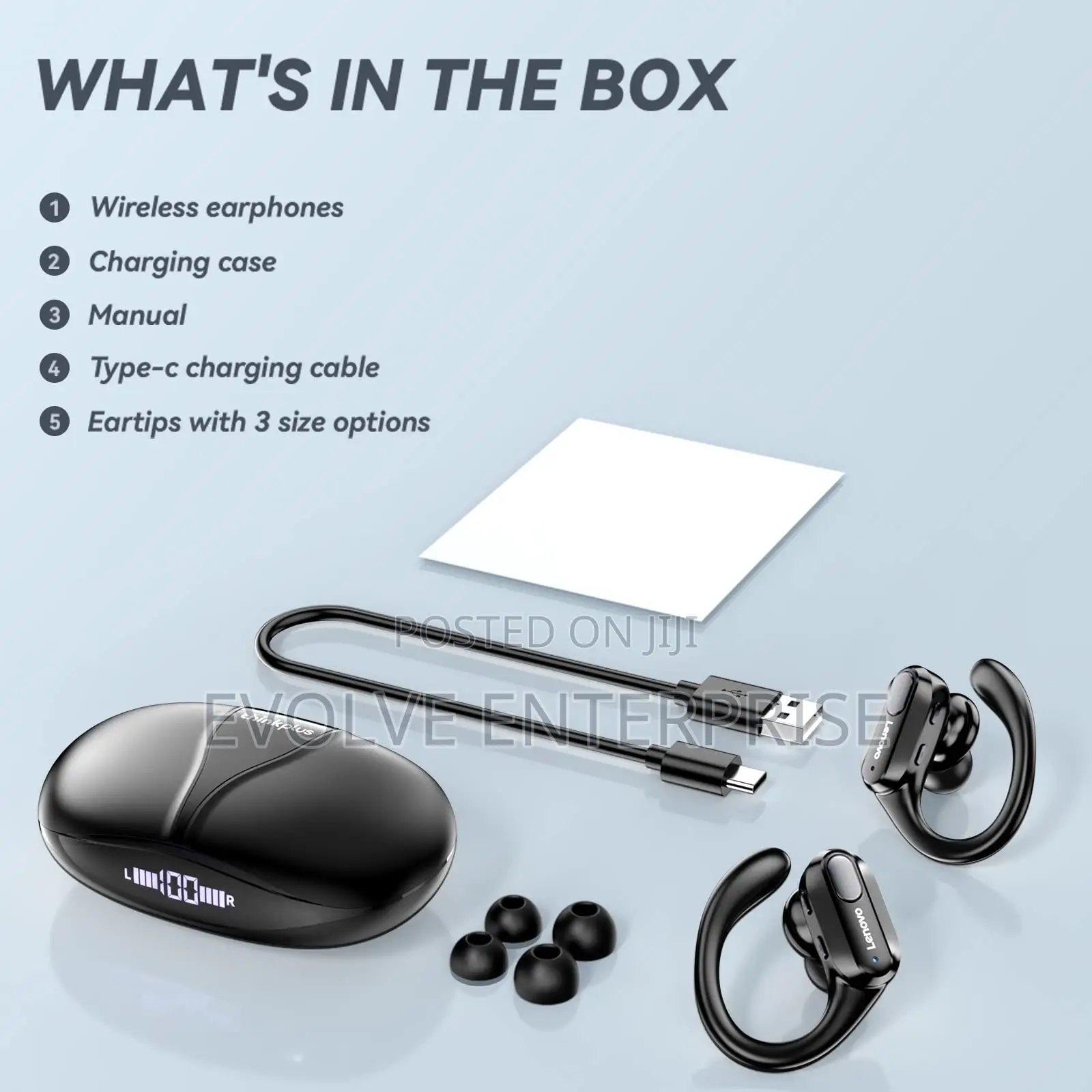 Lenovo Xt80 Wireless Headphones