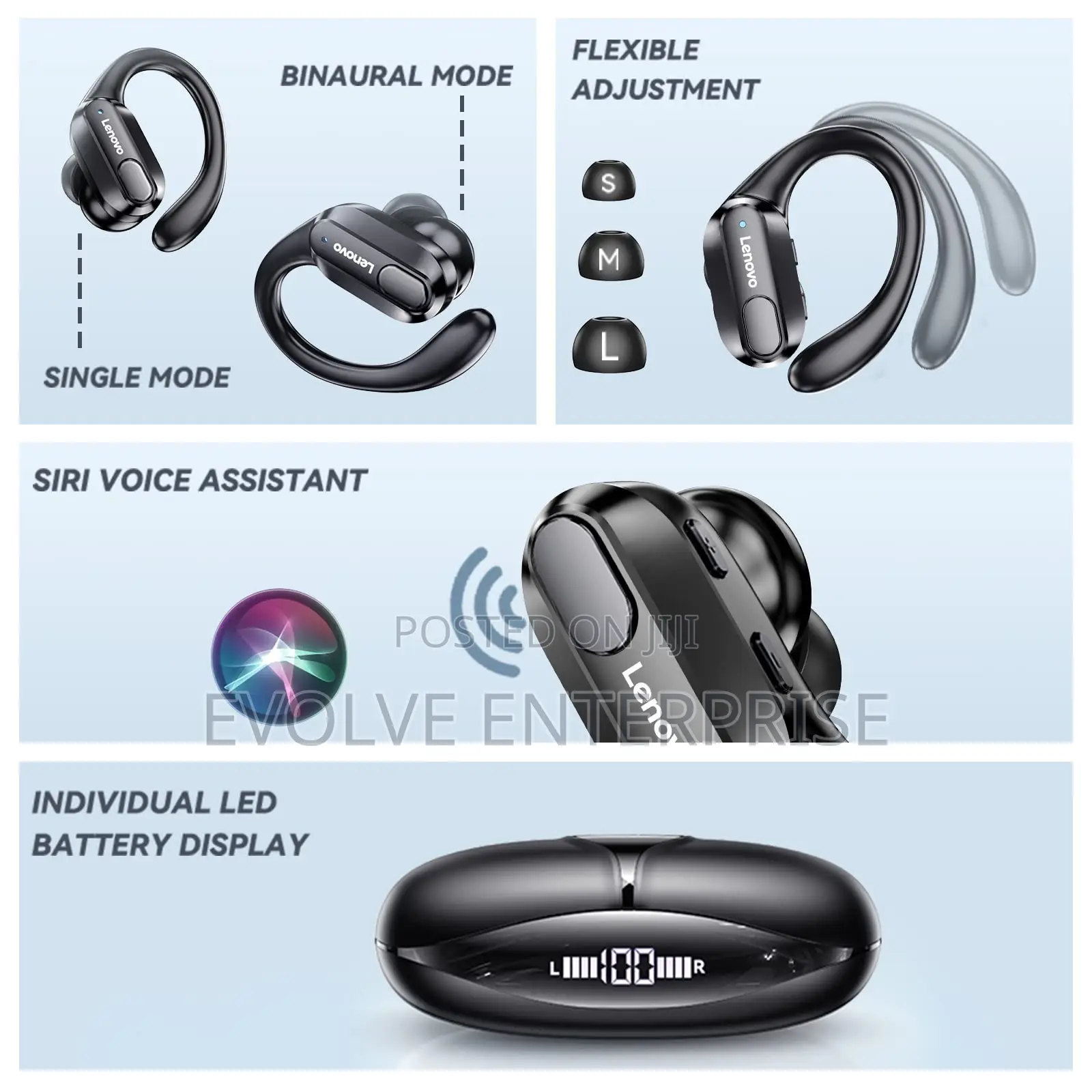 Lenovo Xt80 Wireless Headphones