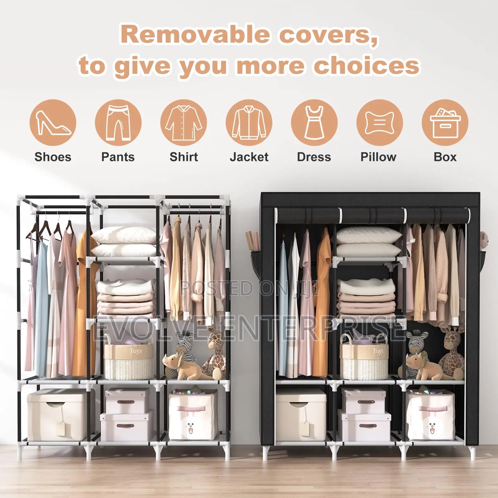 Simple Collapsible Wardrobe