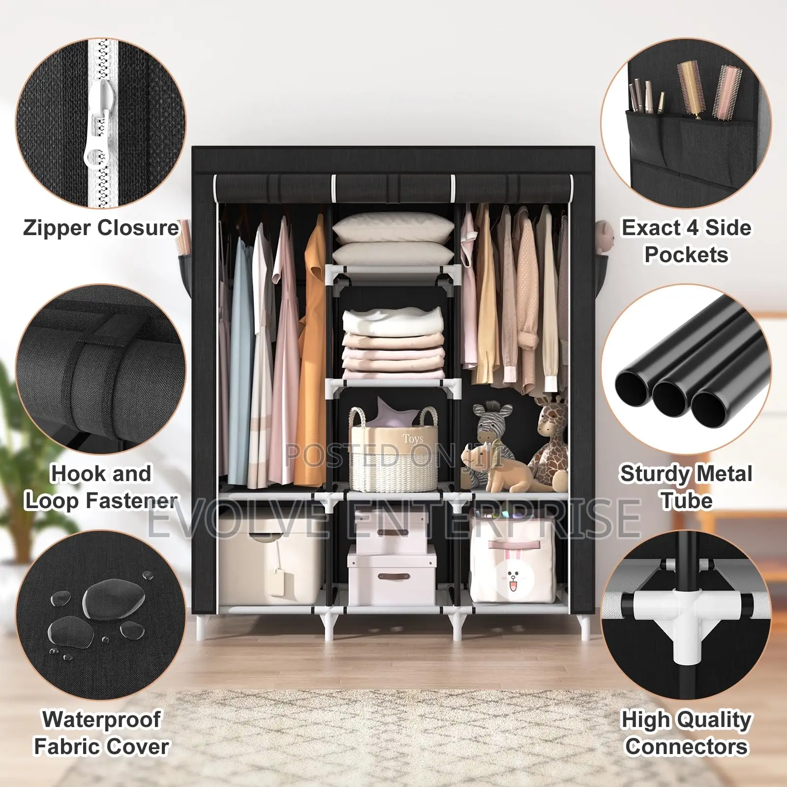 Simple Collapsible Wardrobe
