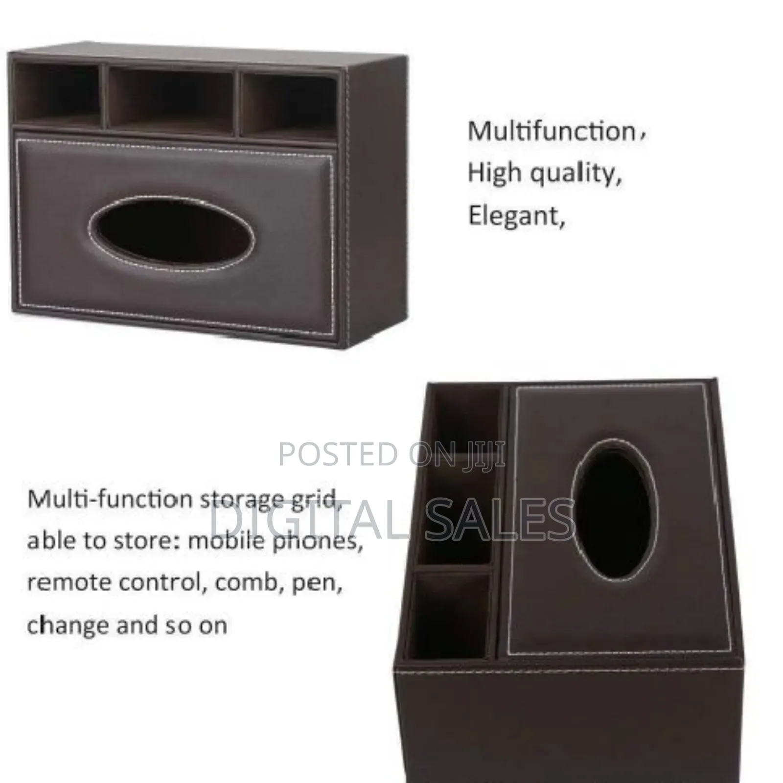 Leather Tissue Holder