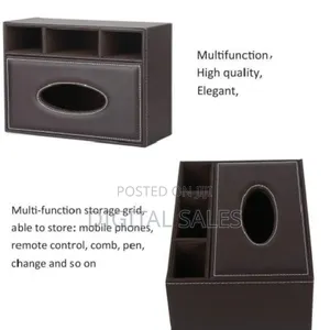 Leather Tissue Holder