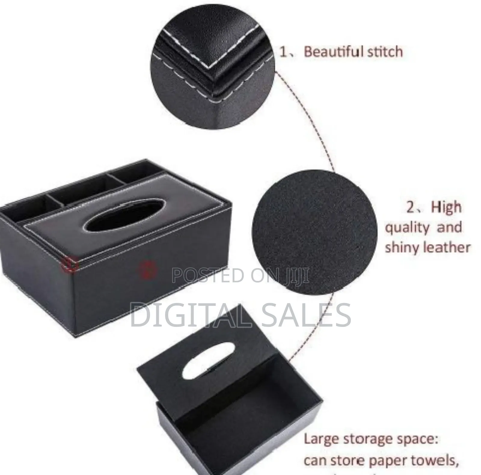 Leather Tissue Holder