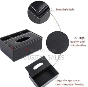 Leather Tissue Holder
