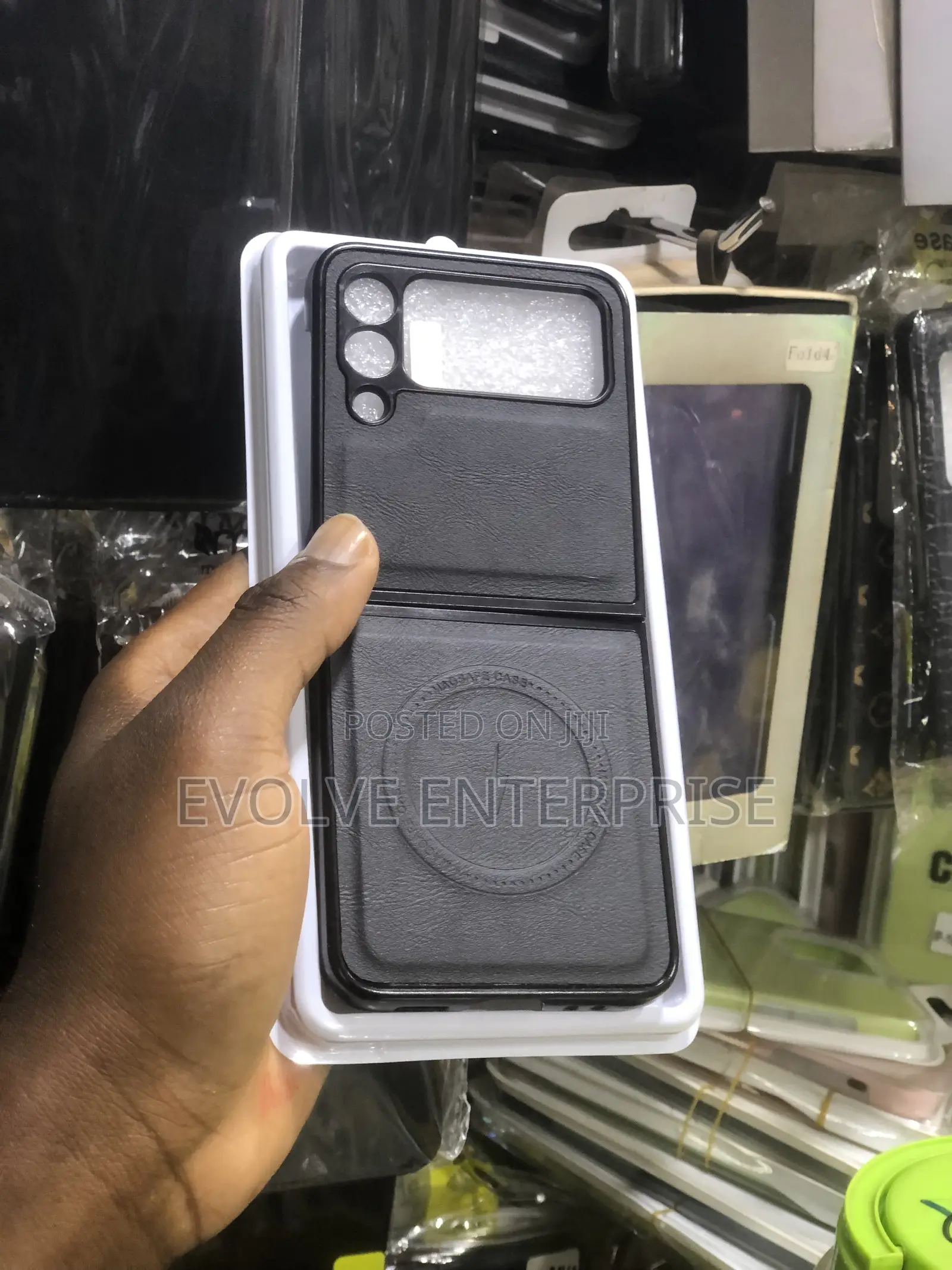 Carbon Fibre Pattern Cover for Samsung Galaxy Z Flip 3/4