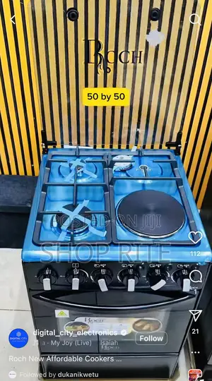 Roch 50/50cm 3+1 Gas and Electric Cooker
